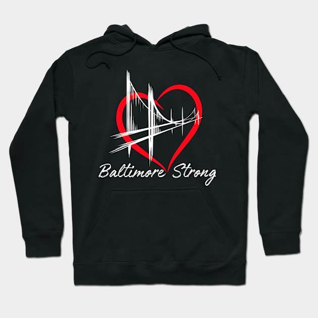 Bridge Baltimore Strong 2024, Pray For Baltimore Strong Hoodie by zofry's life